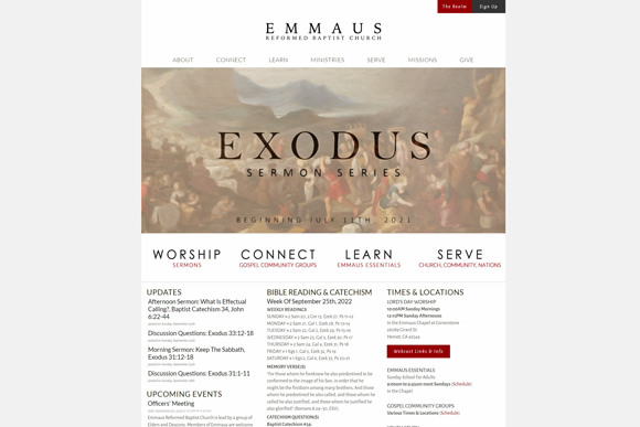 Emmaus Website