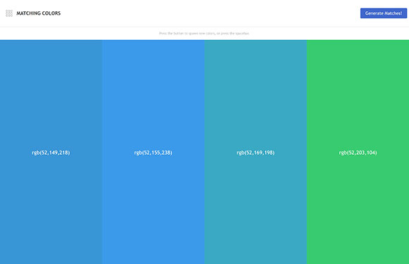 Matching Colors Generator